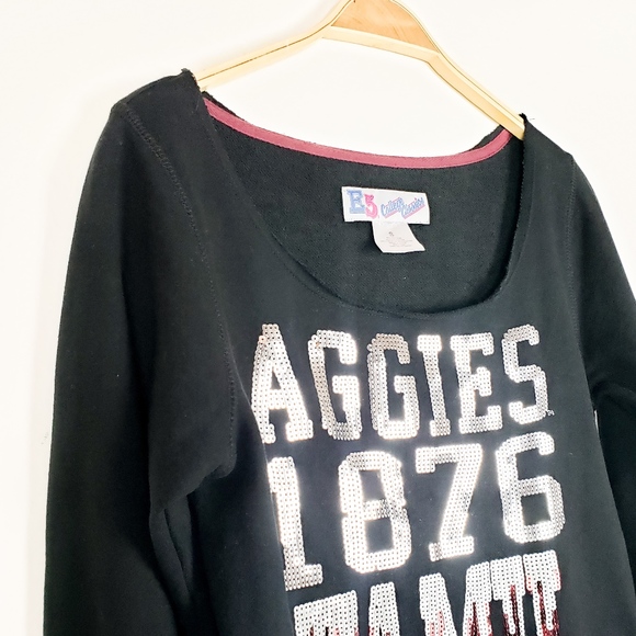 A&M Aggies TAMU 1876 Sequin Embellished Sw… - Picture 2 of 7